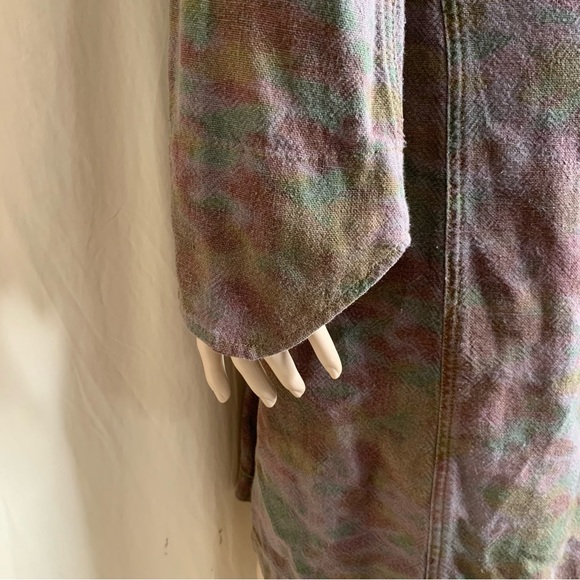 Isabel Marant Etoile earth toned tie dye linen viscose dress - Picture 9 of 16